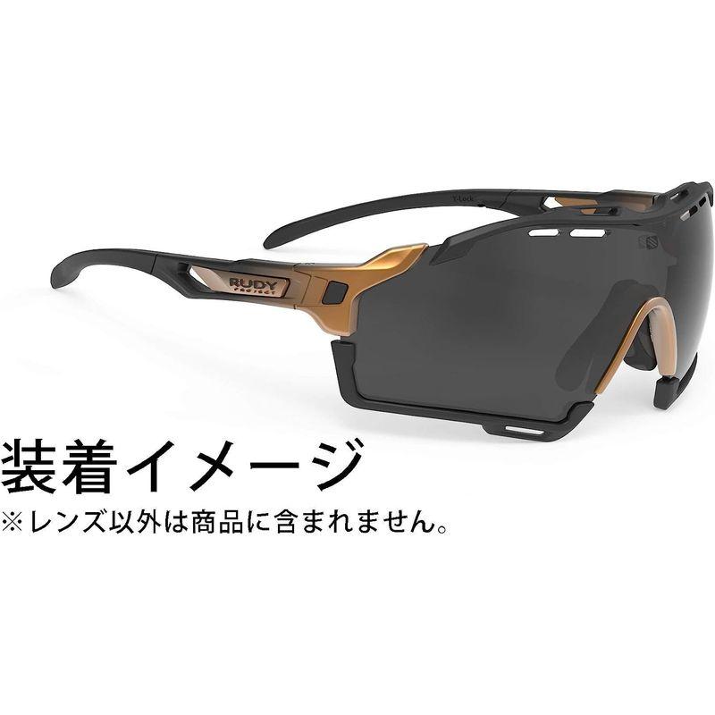 新品・送料無料 サングラス交換レンズ RUDYPROJECT カットライン レンズ スモークブラックレンズ レンズ幅:139mm