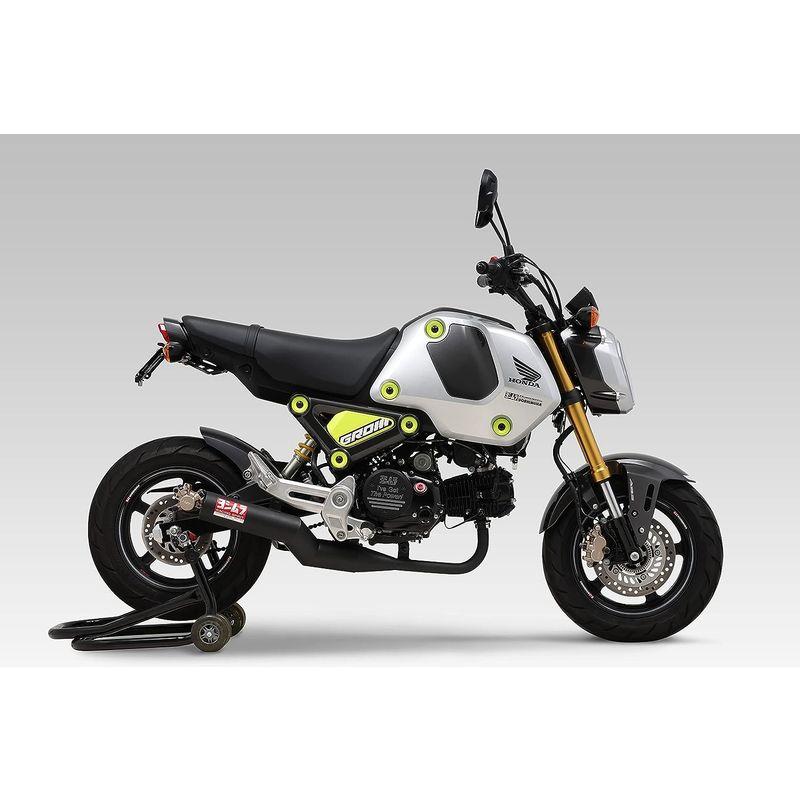 オートバイ用エキゾースト ヨシムラ フルエキゾースト GROM(21) ストレート762サイクロン 政府認証 機械曲 ブラック塗装 YOSHIMURA 110A-43｜tvilbidvirk5｜04