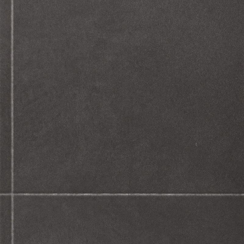 壁紙屋本舗 床 シート タイル 黒 ノワール 約巾90cm×1250cm (12.5m) クッションフロア フロアシート 厚手2.3mm 土 - 5