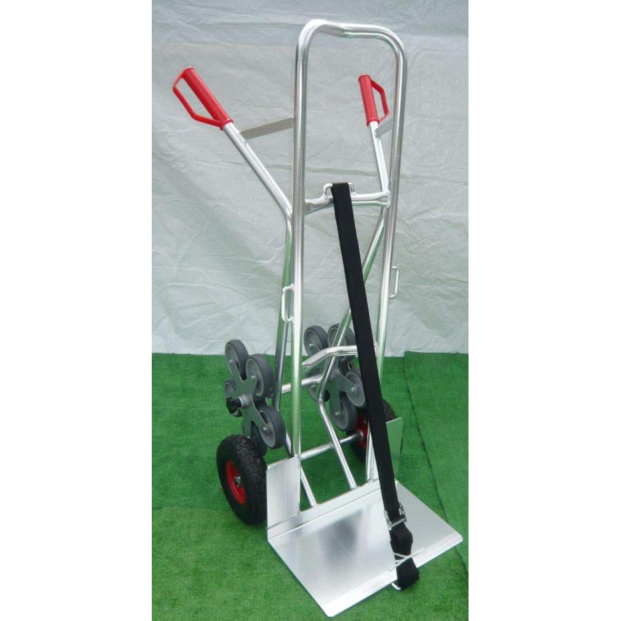 TOOL ICHIBA 荷台大型アルミ12輪式階段昇降運搬車 HTAL12 階段 TOOL ICHIBA 荷台大型アルミ12輪式階段昇降運搬車 HTAL12 階段