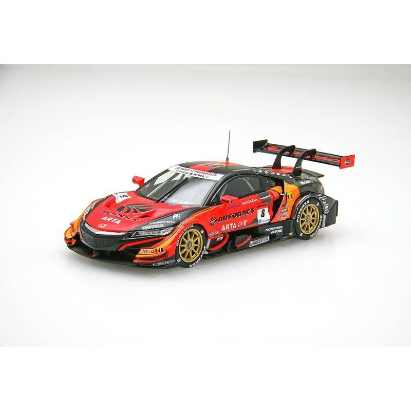 2020年のクリスマスの特別な衣装 ミニカー・ダイキャストカー 1/43 ミニカー EBBRO ARTA NSX-GT SUPER GT GT500 2018 No.8 完成品