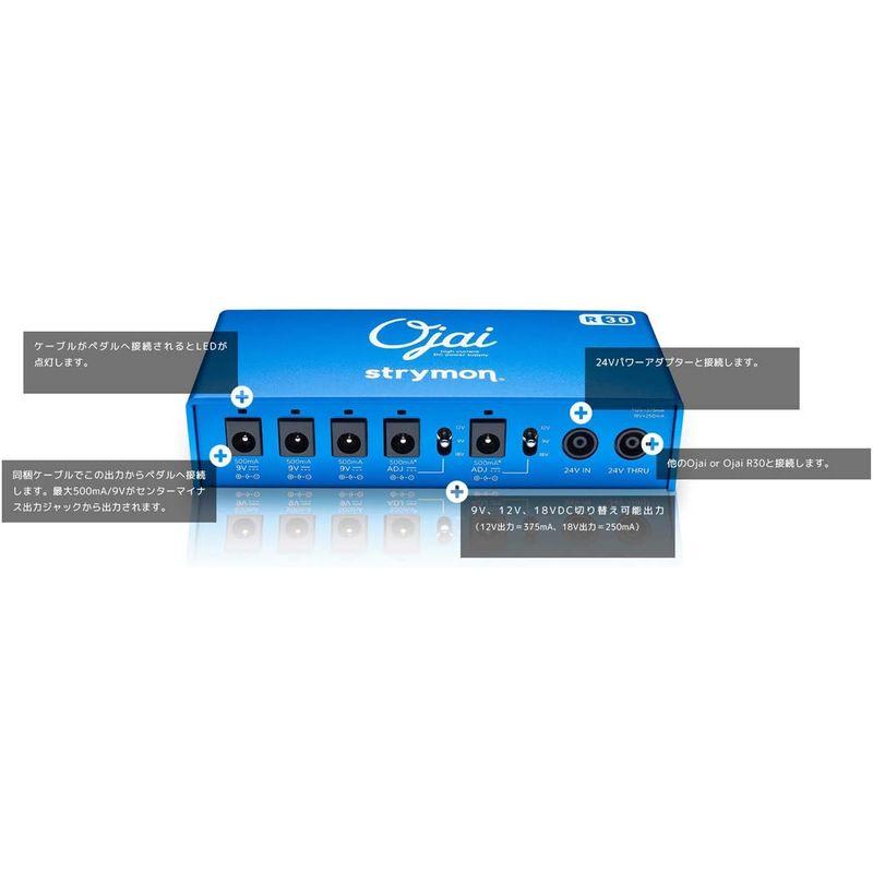 電源アクセサリー Strymon OR30-X 9V/12V/18V対応ハイ・カレント・ DC パワー・サプライ/Ojai&Ojai R30用エクスパンション｜tvilbidvirk5｜03