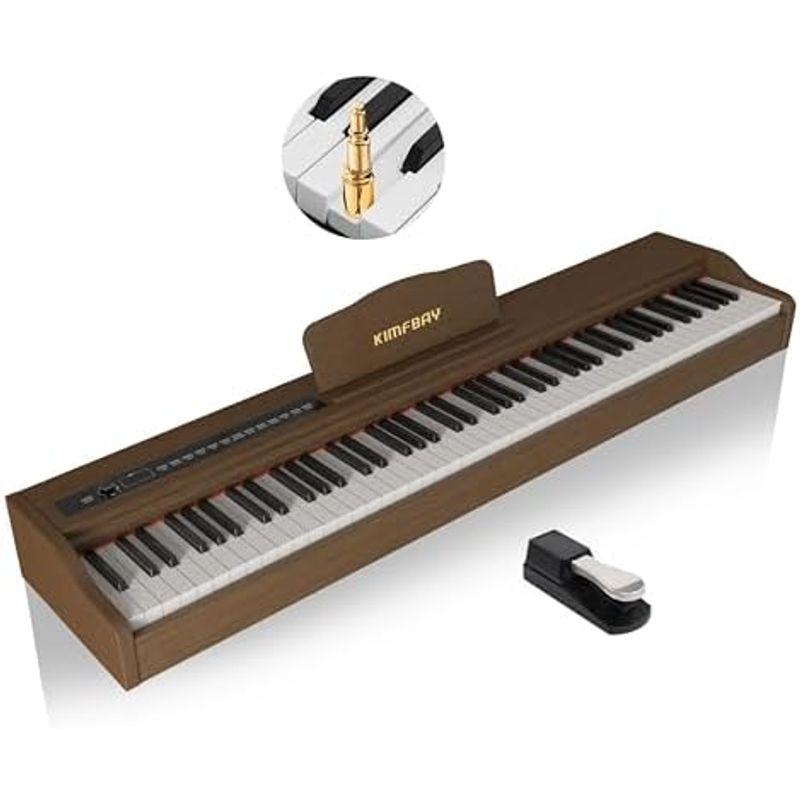 電子ピアノ ハンマーアクション KIMFBAY 88鍵盤 midi デジタルピアノ の電子ピアノ シンプル 人気 薄い セット おしゃれ 初｜tvilbidvirk5｜14