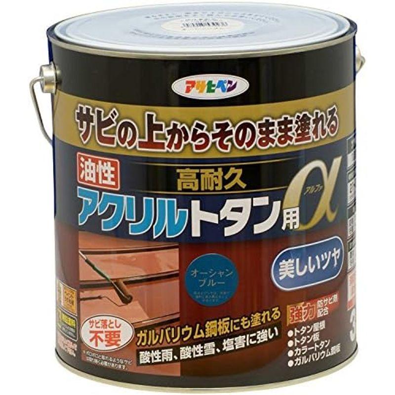 新品在庫あり 塗料 アサヒペン 油性高耐久アクリルトタン用α 12kg 赤さび