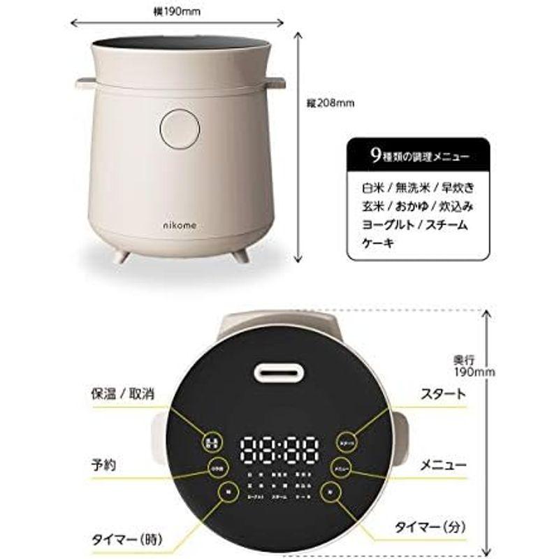 キッチン家電 炊飯器 マルチライスクッカー 多機能 炊飯ジャー 2合用 VT-MRC (レッド)｜tvilbidvirk5｜06