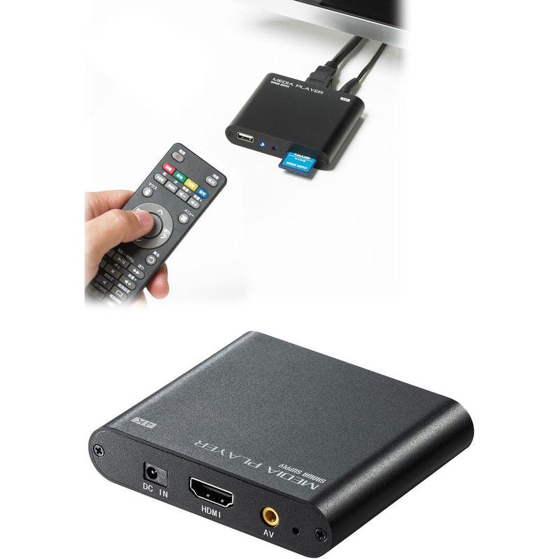 メディアプレーヤー イーサプライ 4K対応メディアプレーヤー HDMI RCA SDカード USBメモリ 動画 画像 音楽 EZ4-MEDI023｜tvilbidvirk5｜02