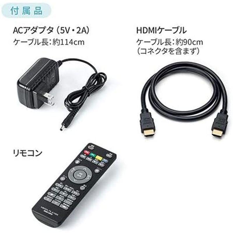 メディアプレーヤー イーサプライ 4K対応メディアプレーヤー HDMI RCA SDカード USBメモリ 動画 画像 音楽 EZ4-MEDI023｜tvilbidvirk5｜07