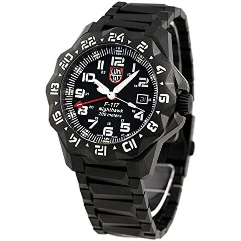 ルミノックスLUMINOX 腕時計 F-117 ナイトホーク 6420シリーズ ブラック 6422 メンズ 並行輸入品｜tvilbidvirk5｜05