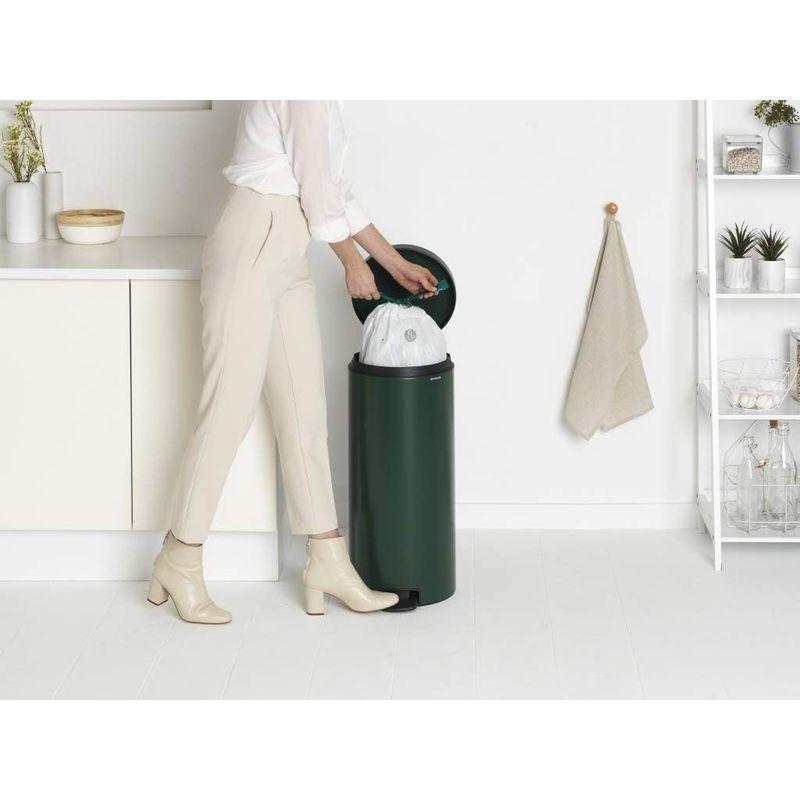 新品在庫あり ブラバンシア(Brabantia) ペダル式ゴミ箱 ペダルビン ニューアイコン 30L パイングリーン 静かに軽やかに閉まる機能搭載 304