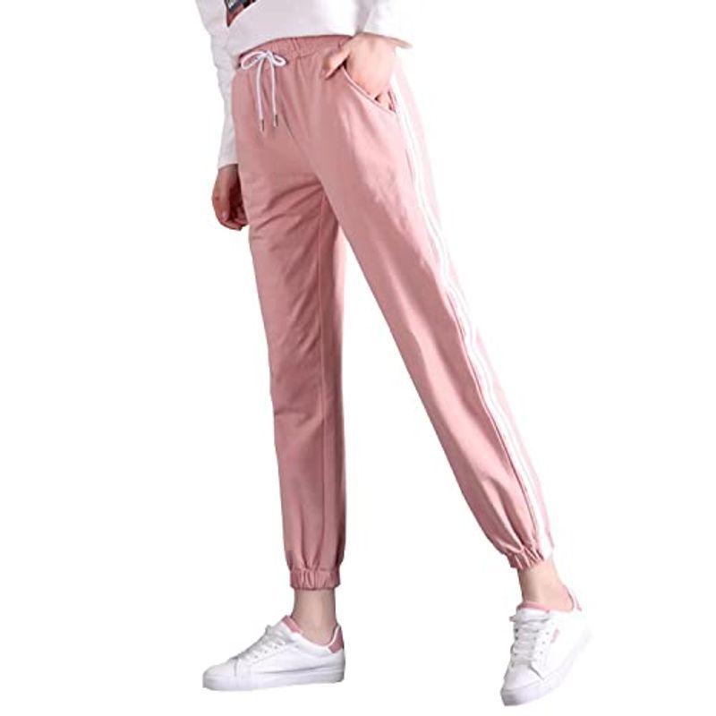 半額 マラソン ランニング Barifall レディース ジャージ 下 サイドラインパンツ スポーツウェア スウェットパンツ カジュアル ヨガパンツポケット付き 美脚 Www Virginiawaldenford Com