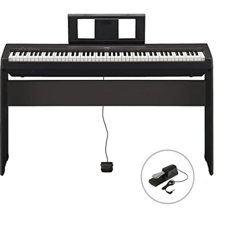 新しい ブラック 88鍵盤 Pシリーズ 電子ピアノ YAMAHA ヤマハ P-45B セット サスティーンペダル 専用スタンド 電子ピアノ