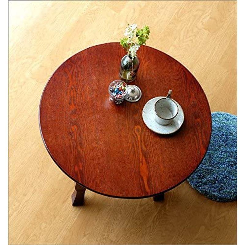 ちゃぶ台 円卓 60cm おしゃれ 和 丸テーブル 和風 カフェ 和室 丸型