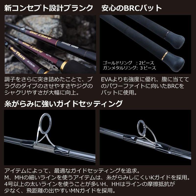 超激安 ダイワ Daiwa 100hh グランデ オーバーゼア 21 ロッド シーバスロッド Www Yellowrice Ie