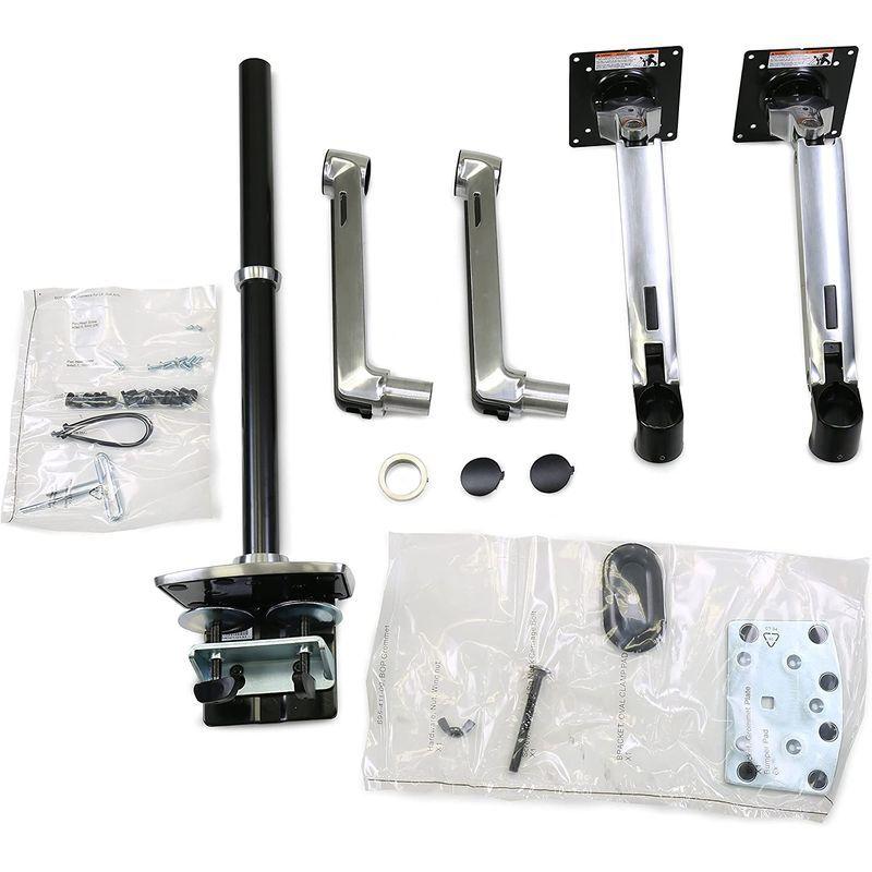 エルゴトロン Lx デスクマウント デュアル モニターアーム 縦 横型 長身ポール アルミ色40インチ 3 2 10kg 1モニター まで対 Tvil Bid Virk 通販 Yahoo ショッピング