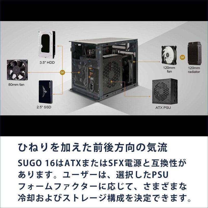Silverstone シルバーストーン Sg16 水冷対応 Itxサイズ キューブケース Atx Sfx電源対応 小型 Pcケース ブラ Tvil Bid Virk 通販 Yahoo ショッピング