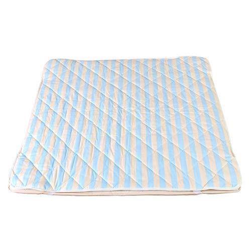 人気no 1 ６歳までの寝具図鑑こどものふとん 寝返りマットレス ブルーストライプ キルトパッド付 1 1cm ベビープレイマット ベビー布団 セット Foundationswellness Net