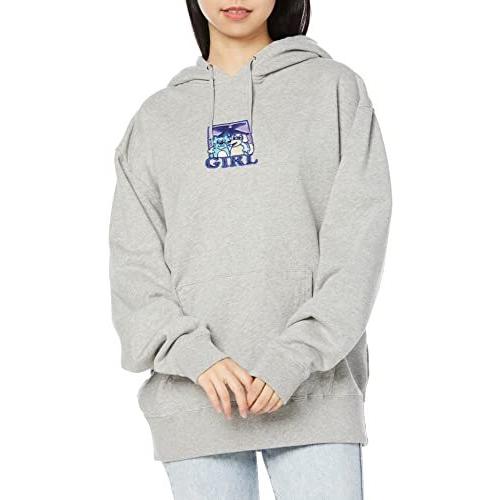 特価品蔵出し特集 エックスガール フード付きトレーナー Cat Dog Sweat Hoodie X Girl レディース Ash L 超安い販売中 Miracleleaffl Com