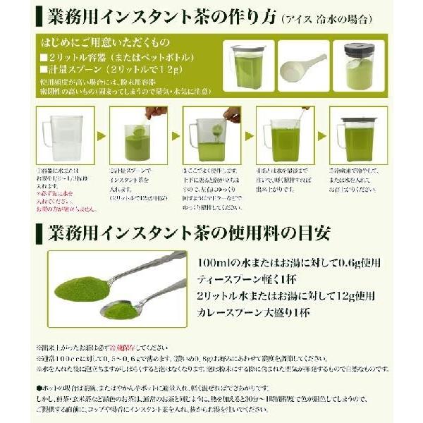 業務用インスタント茶　煎茶香り　250g×10　粉末茶・パウダー茶｜tw-matsudaen｜06