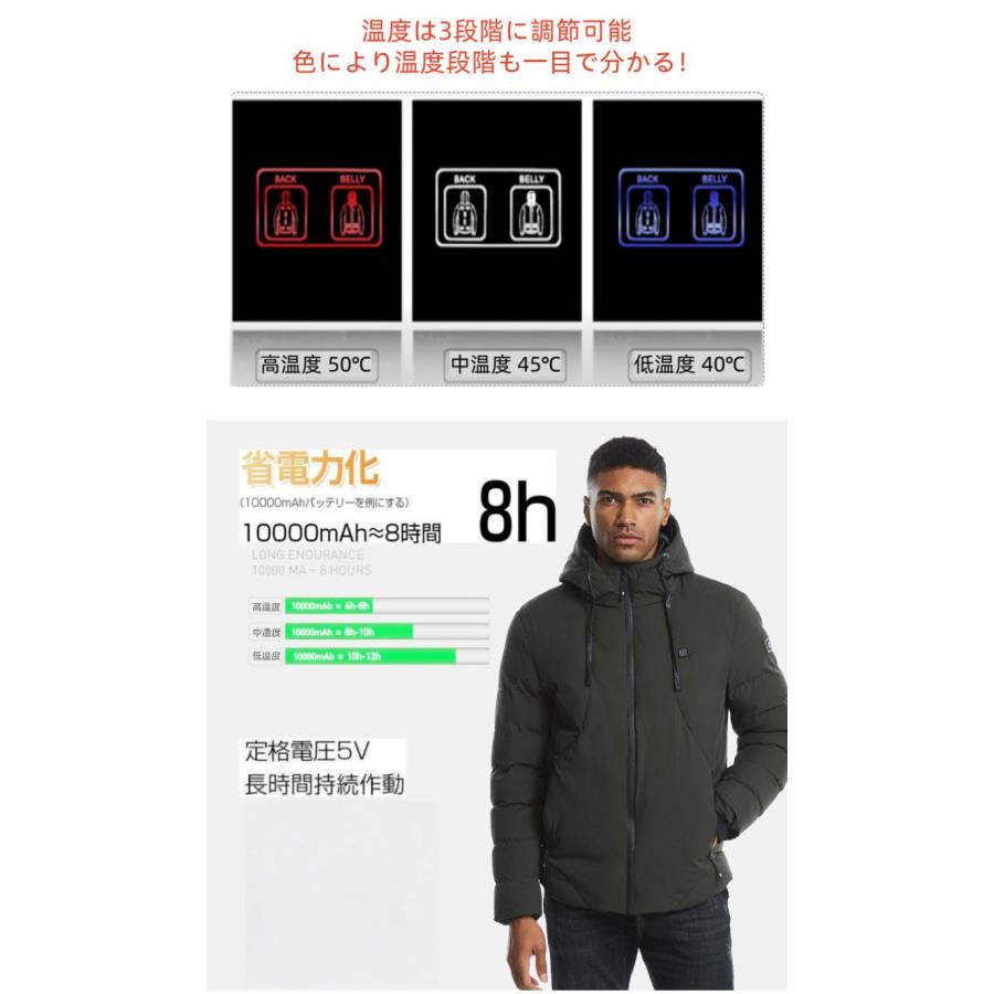 新品電熱ジャケット 15エリア発熱 発熱ジャケット ワークマン 電熱
