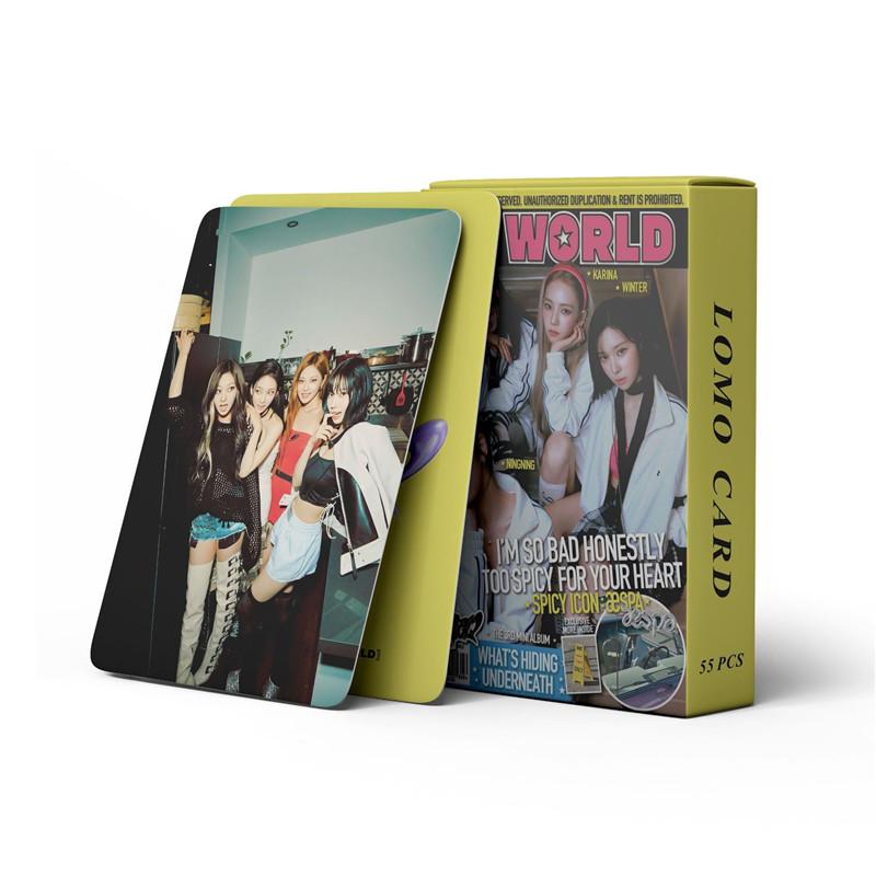 aespaグッズ フォト カード 55枚 セット トレカ エスパ 写真