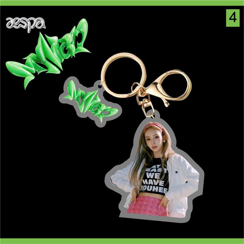 aespaグッズ キーリング プラスチック エスパ キーホルダー AESPA