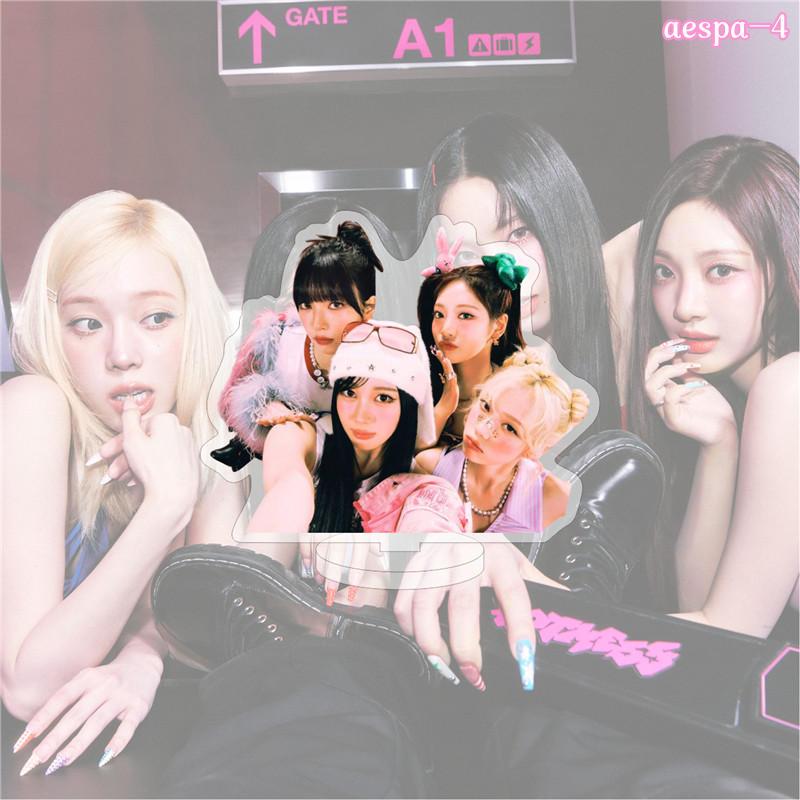 2番目半額 aespaグッズ HOT MESS アクリルスタンド 写真立て 卓上 10cm