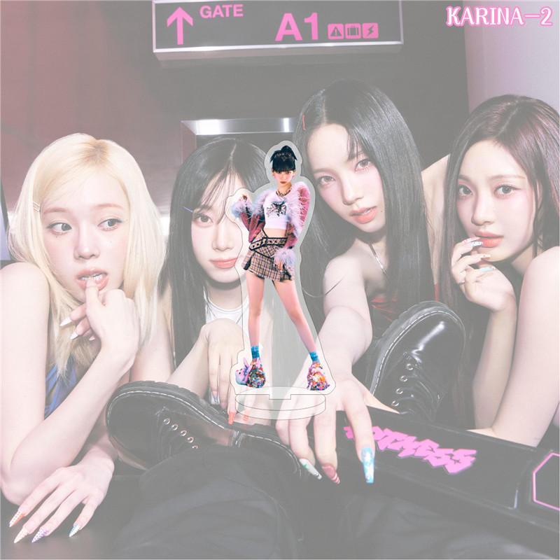 aespa ペンミ フォトスタンドキーホルダー 4つセット 新品未開封 aespa To MY WORLD ペンミ フォトスタンドキーホルダー 4種