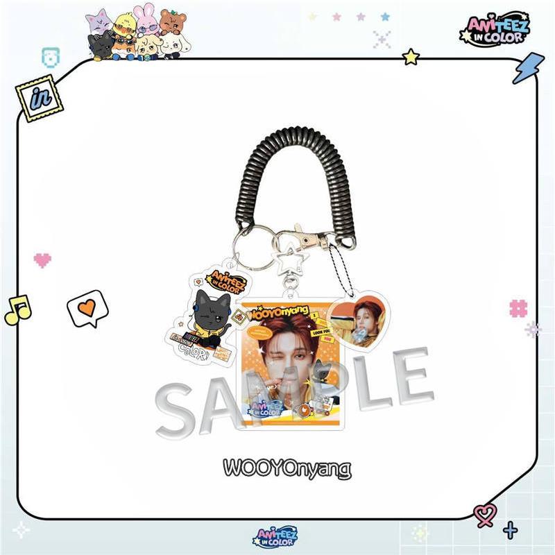 2番目半額 ATEEZグッズ キーリング アクリル エイティーズ