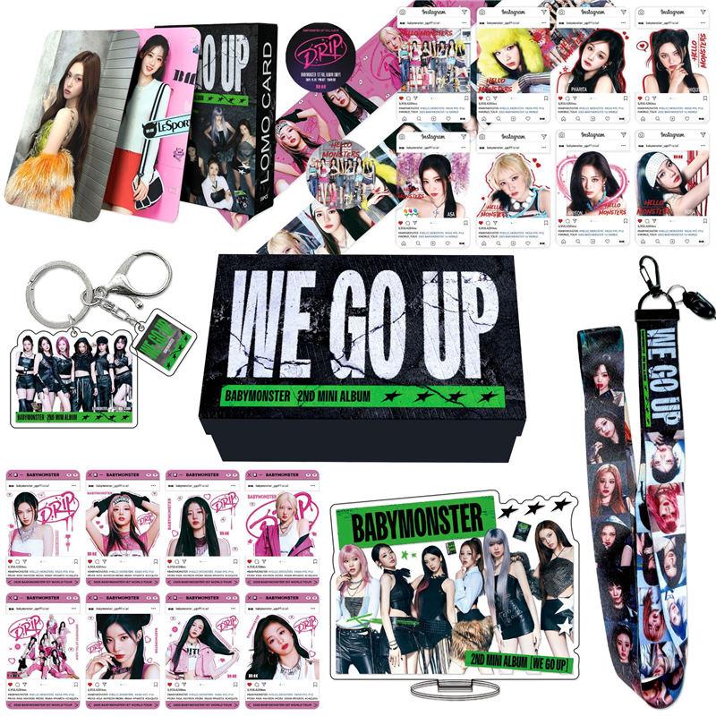 BABYMONSTERグッズ ギフトボックス フォトカード WE GO UP テープ