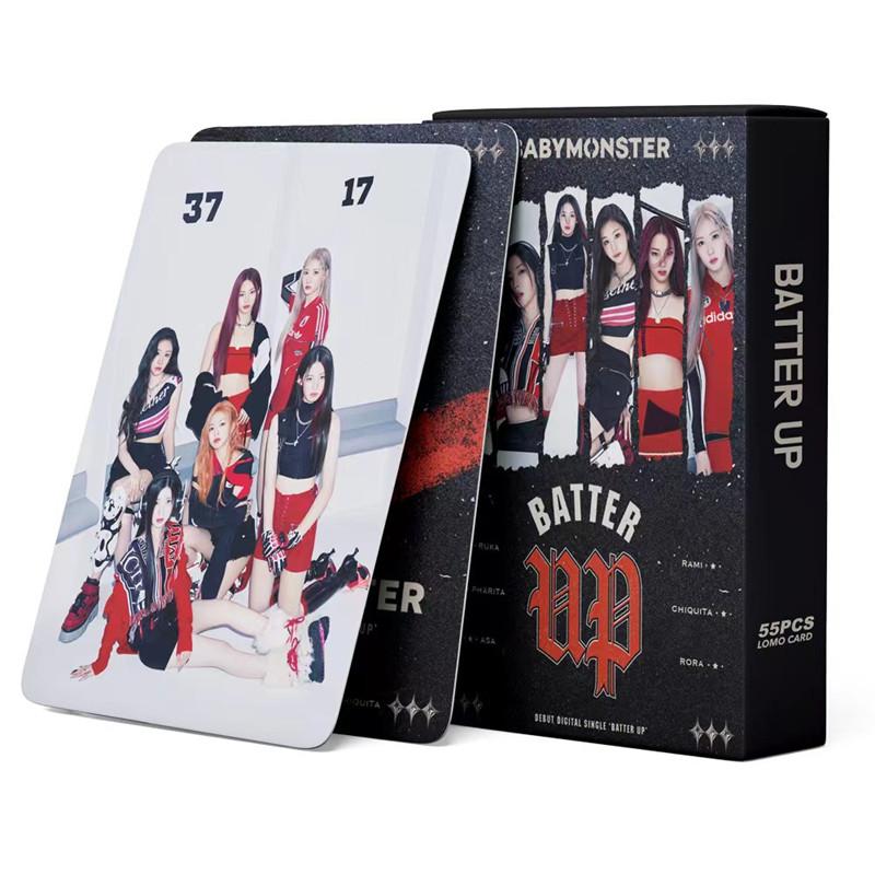 BABYMONSTERグッズ フォト カード 55枚 セット トレカ BATTER UP BABYMONSTERグッズ フォト カード 55枚 セット トレカ BATTER UP