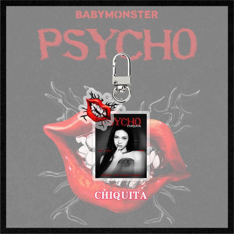 2番目半額 BABYMONSTERグッズ PSYCHO キーリング アクリル ベイビー