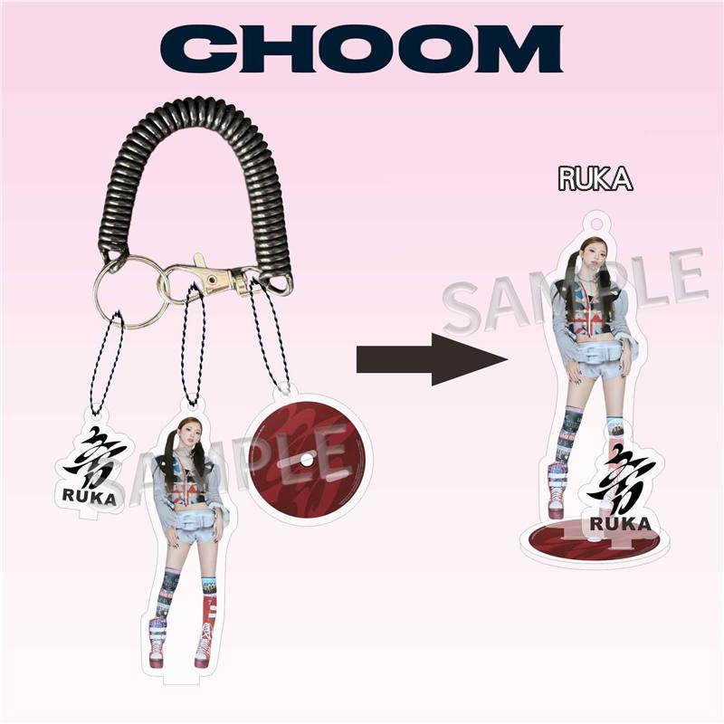 2番目半額 BABYMONSTERグッズ CHOOM キーリング アクリル ベイビー