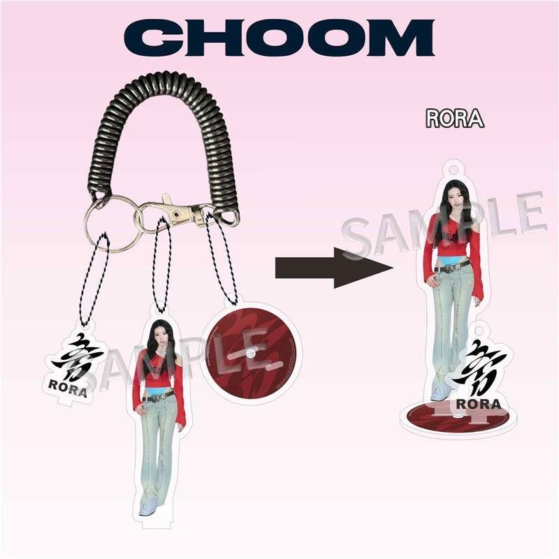 2番目半額 BABYMONSTERグッズ CHOOM キーリング アクリル ベイビー