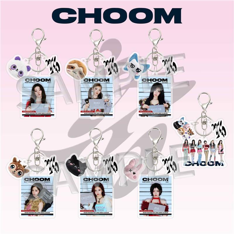 2番目半額 BABYMONSTERグッズ CHOOM キーリング アクリル ベイビー