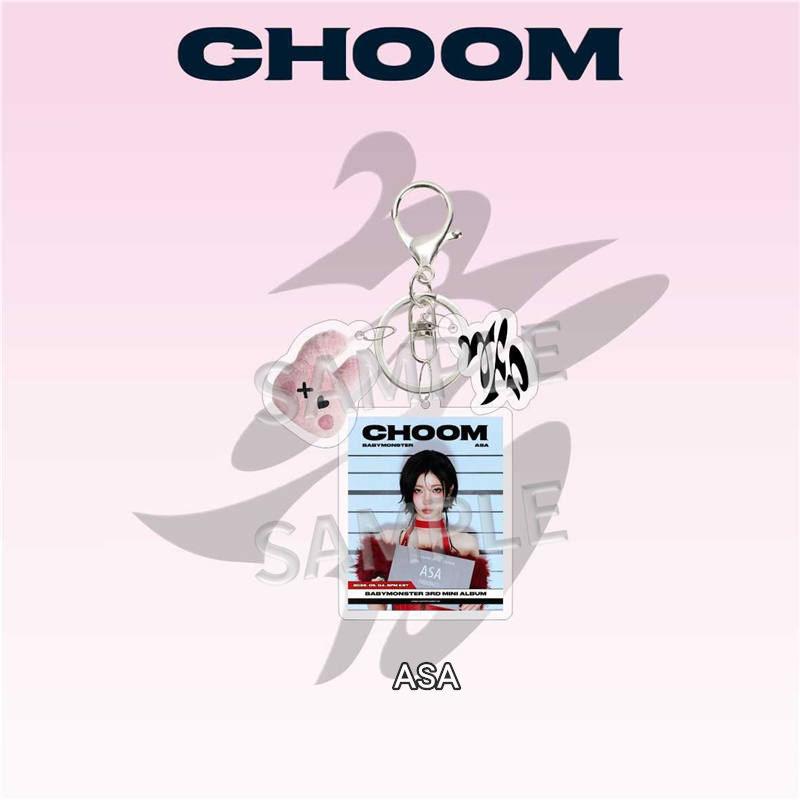 2番目半額 BABYMONSTERグッズ CHOOM キーリング アクリル ベイビー