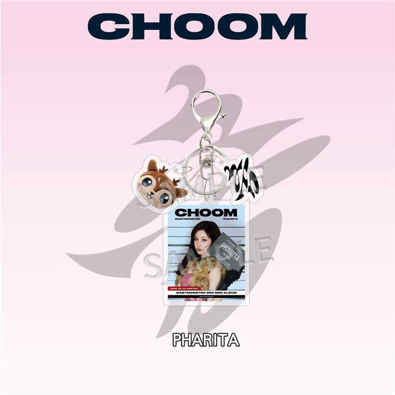 2番目半額 BABYMONSTERグッズ CHOOM キーリング アクリル ベイビー