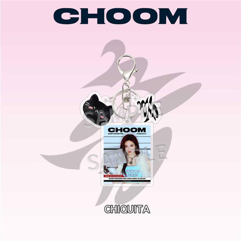 2番目半額 BABYMONSTERグッズ CHOOM キーリング アクリル ベイビー