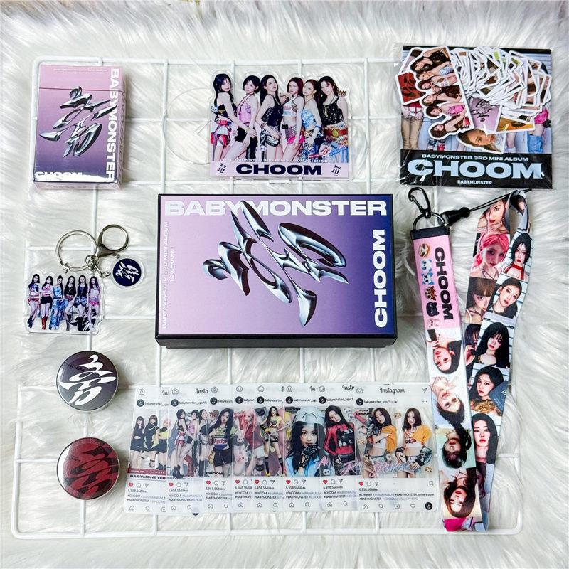 BABYMONSTERグッズ ギフトボックス フォトカード CHOOM テープ セット