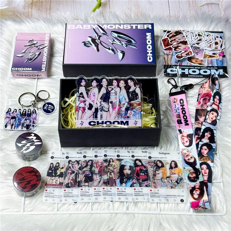 BABYMONSTERグッズ ギフトボックス フォトカード CHOOM テープ セット