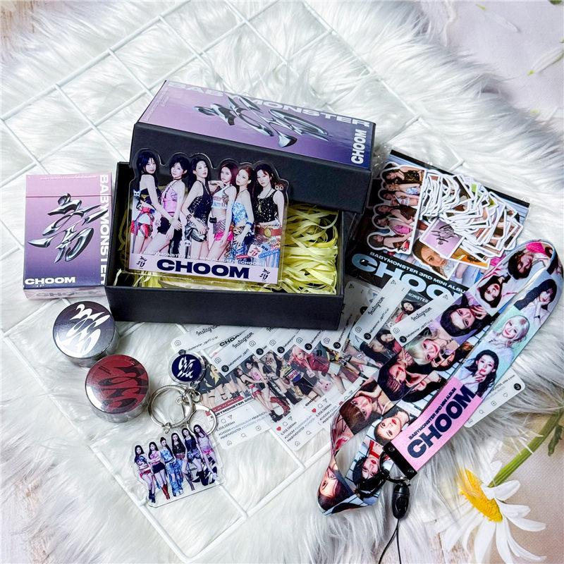 BABYMONSTERグッズ ギフトボックス フォトカード CHOOM テープ セット