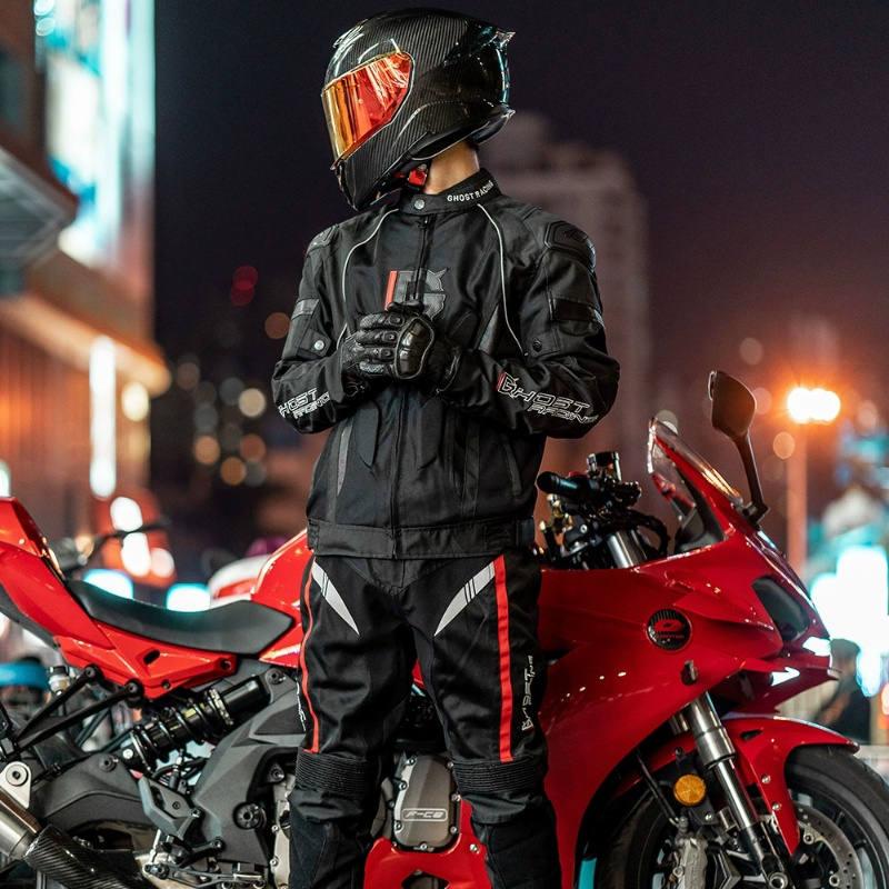 バイク上下セット バイク用 ジャケット 通気 フルメッシュジャケット