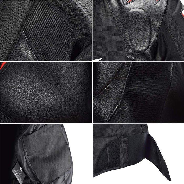 バイクジャケット 冬用 ライディングジャケット 中綿 インナー付き