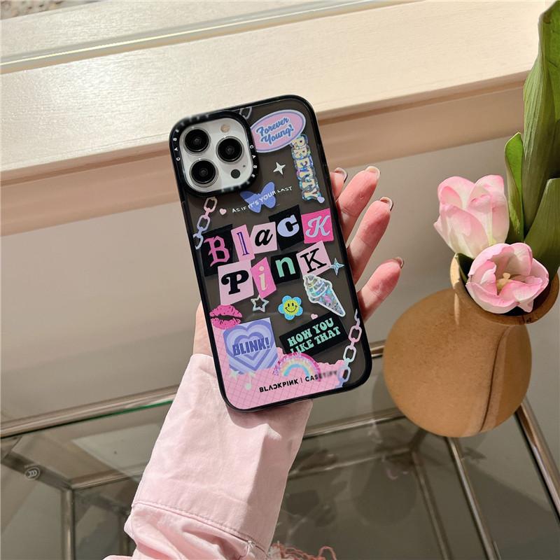 Blackpink iPhone14/14Pro/14Promax/14plus/13/12/11/X/XR 透明 Blackpink iPhone14/14Pro/14Promax/14plus/13/12/11/X/XR 透明