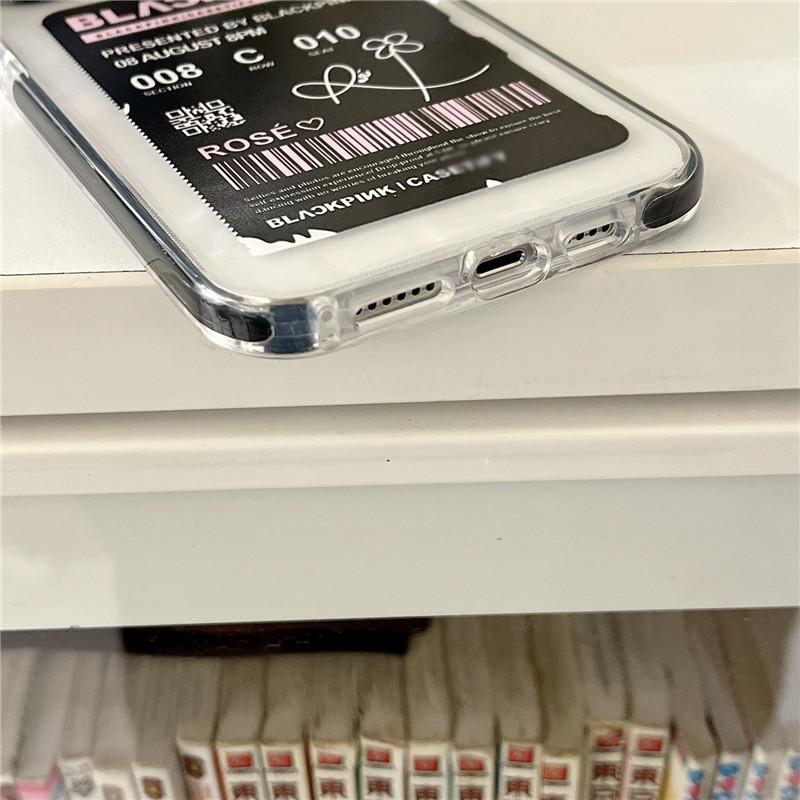 Blackpink iPhone14/14Pro/14Promax/14plus/13/12/11/X/XR 透明