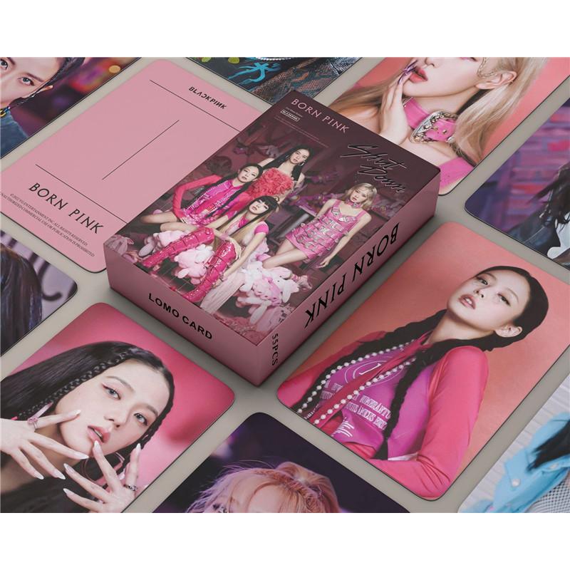 BLACKPINKグッズ フォト カード 55枚 セット トレカ ブラック BLACKPINKグッズ フォト カード 55枚 セット トレカ ブラック