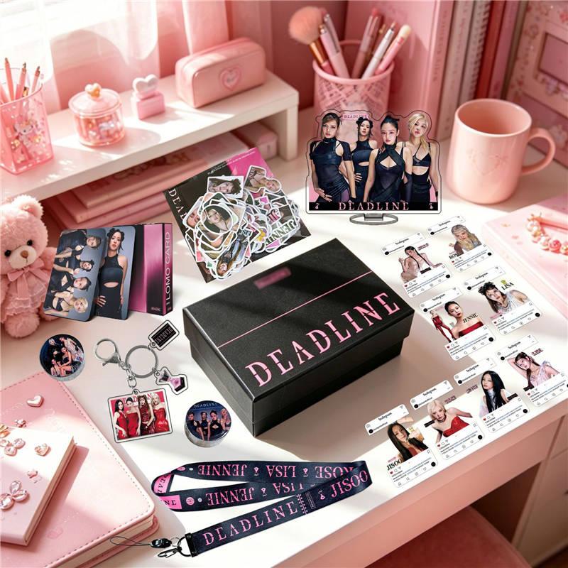 BLACKPINKグッズ ギフトボックス フォトカード DEADLINE セット トレカ