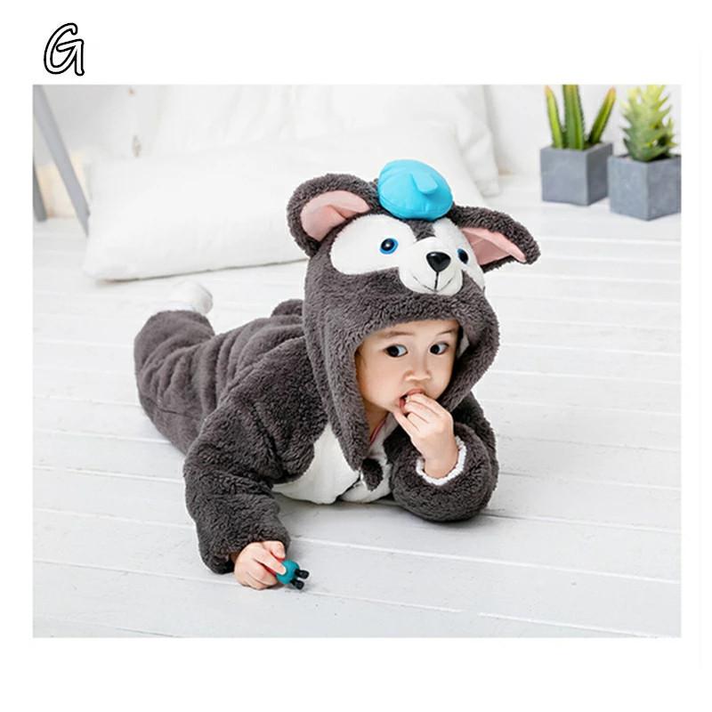 短納期 ロンパース 子供服 秋冬 着ぐるみ 73-120 ベビー服 出産祝い