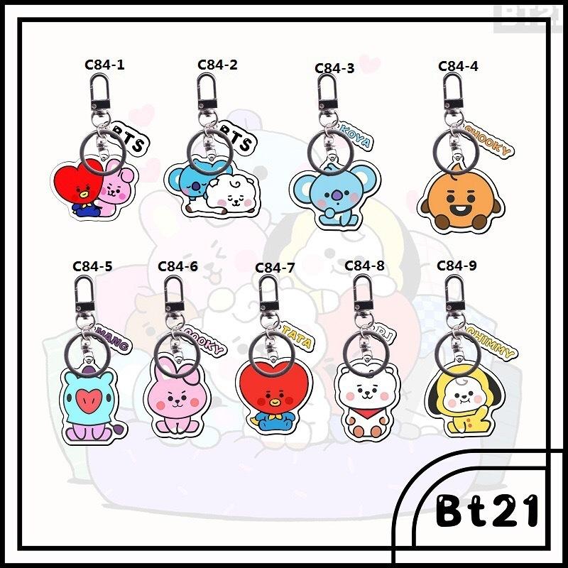 商品追加！BTS BT21 バンタングッズ 完売・限定品多数 2番目半額 BT21 防弾少年団 BTS バンタン キーリング プラスチック