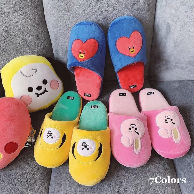 BTSグッズ スリッパ 室内履き 冬用 ルームシューズ 暖かい BTSグッズ スリッパ 室内履き 冬用 ルームシューズ 暖かい