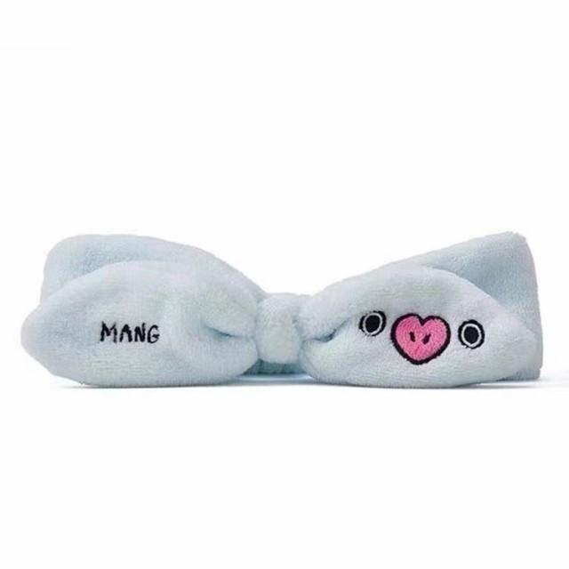 送料無料 BTSグッズ ヘアバンド リボン ビーティー21 防弾少年団 BT21